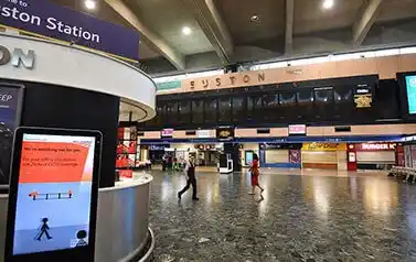 A view of Victoria Station exterior